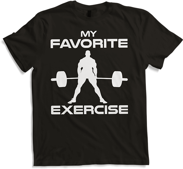 Produktbild von T-Shirt Lieblingsübung Legday Bodybuilding Muscle Sumo Deadlift