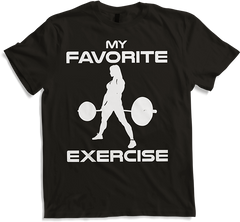 Produktbild von T-Shirt Lieblingsübung Legday Bodybuilding Muscle Woman Deadlift