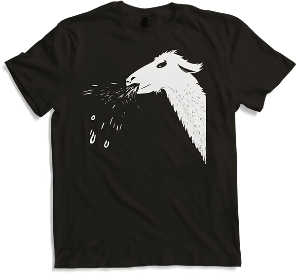 Produktbild von T-Shirt Llamas Spit Cheeky Spuck-Lama