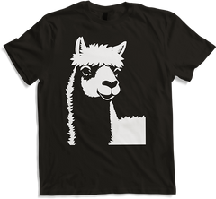 Produktbild von T-Shirt Lustige Alpaka-Silhouette freche lustige Alpakas