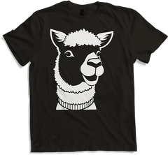 Produktbild von T-Shirt Lustige Alpaka-Silhouette freche lustige Alpakas