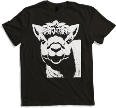 Produktbild von T-Shirt Lustige Alpaka-Silhouette freche lustige Alpakas