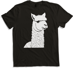 Produktbild von T-Shirt Lustige Alpaka-Silhouette freche lustige Alpakas