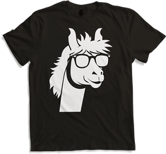 Produktbild von T-Shirt Lustige Alpaka trägt Sonnenbrille coole Alpakas