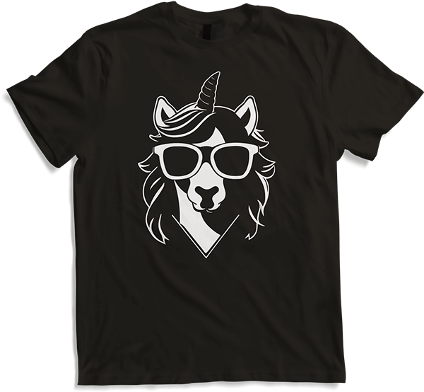 Produktbild von T-Shirt Lustige Einhörner tragen Sonnenbrille cooles Einhorn