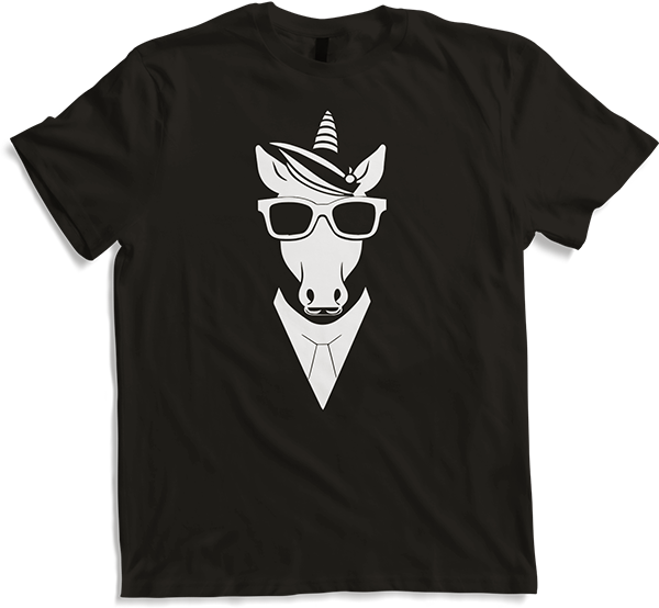 Produktbild von T-Shirt Lustige Einhörner tragen Sonnenbrille cooles Einhorn