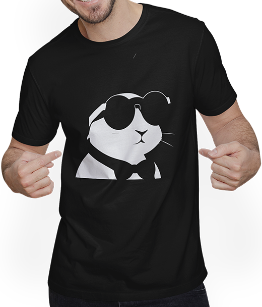Produktbild von T-Shirt mit Mann Lustige Hasen-Sonnenbrille Cool Sunglas Rabbit