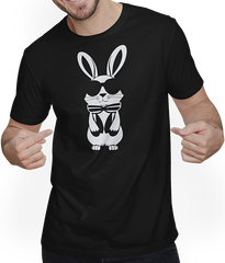 Produktbild von T-Shirt mit Mann Lustige Hasen-Sonnenbrille Cool Sunglas Rabbit
