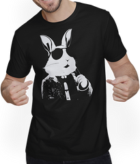 Produktbild von T-Shirt mit Mann Lustige Hasen-Sonnenbrille Cool Sunglas Rabbit