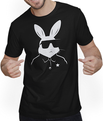 Produktbild von T-Shirt mit Mann Lustige Hasen-Sonnenbrille Cool Sunglas Rabbit