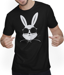 Produktbild von T-Shirt mit Mann Lustige Hasen-Sonnenbrille Cool Sunglas Rabbit
