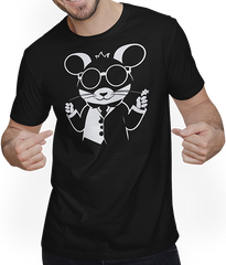 Produktbild von T-Shirt mit Mann Lustige Haustierratte mit Sonnenbrille Fancy Rats