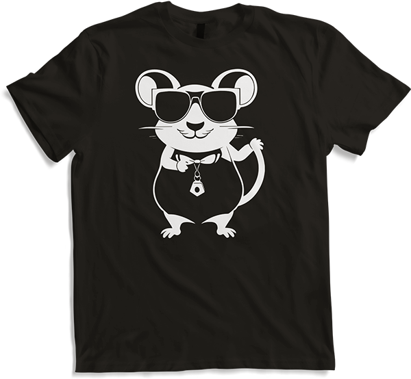Produktbild von T-Shirt Lustige Haustierratte mit Sonnenbrille Fancy Rats