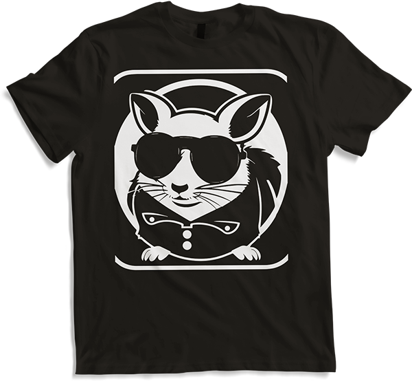 Produktbild von T-Shirt Lustige Haustierratte mit Sonnenbrille Fancy Rats