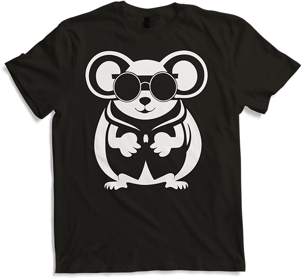 Produktbild von T-Shirt Lustige Haustierratte mit Sonnenbrille Fancy Rats