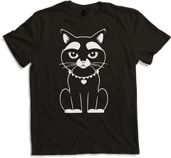 Produktbild von T-Shirt Lustige Katze Silhouette freche lustige Katzen