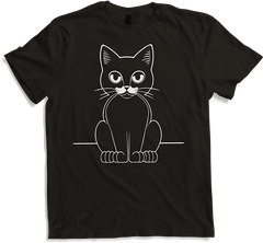 Produktbild von T-Shirt Lustige Katze Silhouette freche lustige Katzen