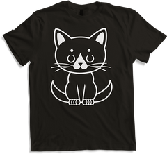 Produktbild von T-Shirt Lustige Katze Silhouette freche lustige Katzen