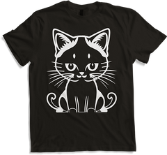 Produktbild von T-Shirt Lustige Katze Silhouette freche lustige Katzen