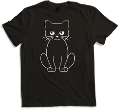 Produktbild von T-Shirt Lustige Katze Silhouette freche lustige Katzen