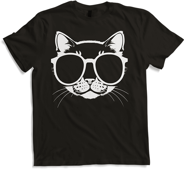Produktbild von T-Shirt Lustige Katze mit Sonnenbrille Kätzchen Sunglas Katzen