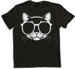 Produktbild von T-Shirt Lustige Katze mit Sonnenbrille Kätzchen Sunglas Katzen