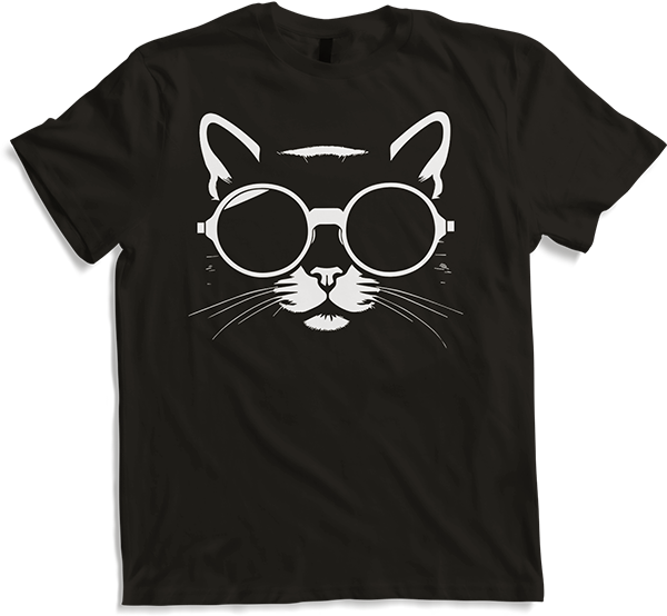Produktbild von T-Shirt Lustige Katze mit Sonnenbrille Kätzchen Sunglas Katzen