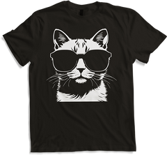 Produktbild von T-Shirt Lustige Katze mit Sonnenbrille Kätzchen Sunglas Katzen