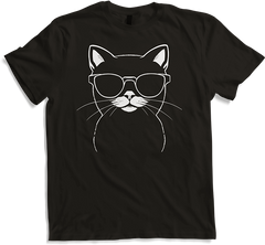 Produktbild von T-Shirt Lustige Katze mit Sonnenbrille Kätzchen Sunglas Katzen