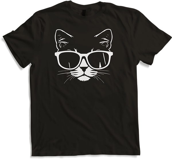 Produktbild von T-Shirt Lustige Katze mit Sonnenbrille Kätzchen Sunglas Katzen