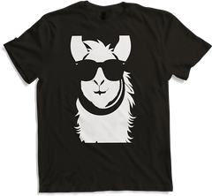 Produktbild von T-Shirt Lustige Lama trägt Sonnenbrille Cool Llamas