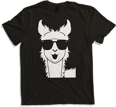 Produktbild von T-Shirt Lustige Lama trägt Sonnenbrille Cool Llamas