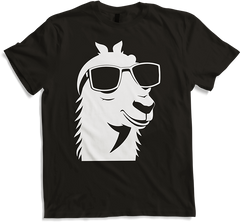 Produktbild von T-Shirt Lustige Lama trägt Sonnenbrille Cool Llamas