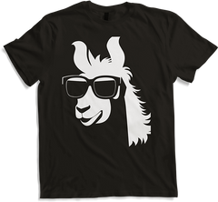 Produktbild von T-Shirt Lustige Lama trägt Sonnenbrille Cool Llamas