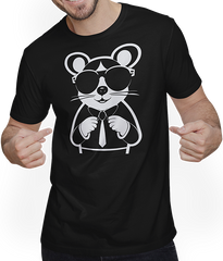 Produktbild von T-Shirt mit Mann Lustige ausgefallene Ratten mit Sonnenbrille Haustier Ratte