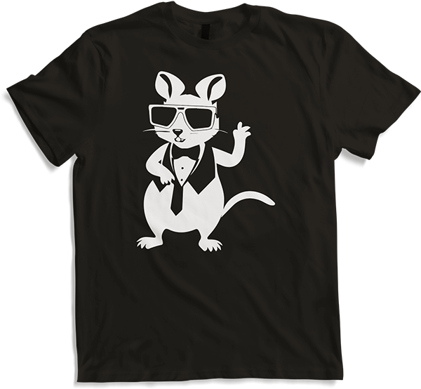 Produktbild von T-Shirt Lustige ausgefallene Ratten mit Sonnenbrille Haustier Ratte