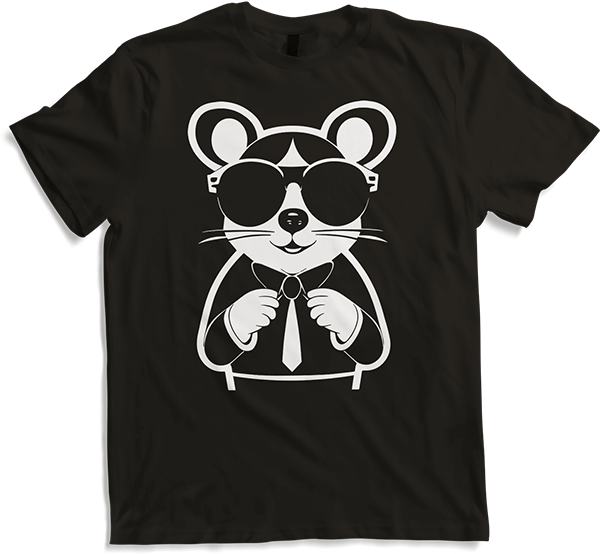 Produktbild von T-Shirt Lustige ausgefallene Ratten mit Sonnenbrille Haustier Ratte