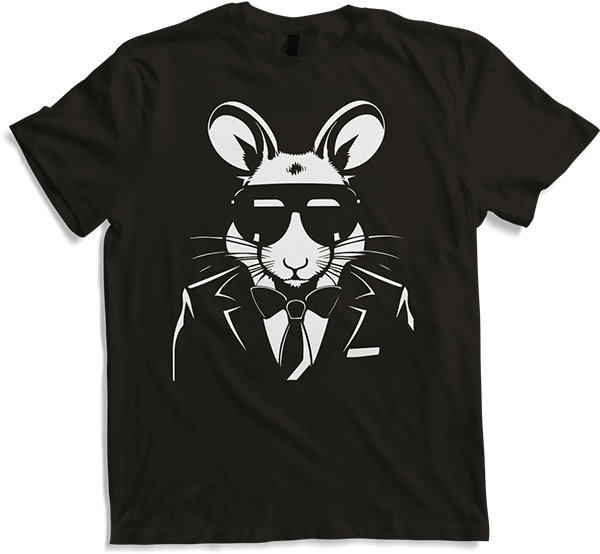 Produktbild von T-Shirt Lustige ausgefallene Ratten mit Sonnenbrille Haustier Ratte
