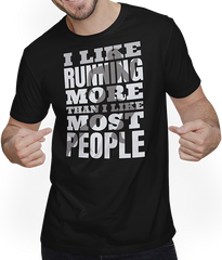Produktbild von T-Shirt mit Mann Lustige sarkastische & ironische Läufersprüche Marathon