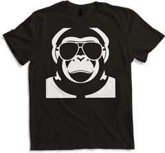 Produktbild von T-Shirt Lustiger Affe trägt Sonnenbrille Cool Monkey