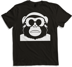 Produktbild von T-Shirt Lustiger Affe trägt Sonnenbrille Cool Monkey
