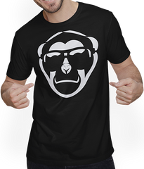 Produktbild von T-Shirt mit Mann Lustiger Affe trägt Sonnenbrille Fun Monkey