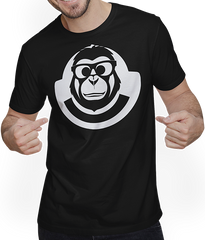 Produktbild von T-Shirt mit Mann Lustiger Affe trägt Sonnenbrille Fun Monkey