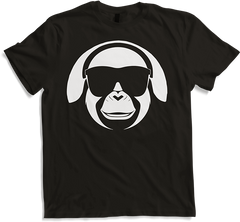 Produktbild von T-Shirt Lustiger Affe trägt Sonnenbrille Fun Monkey