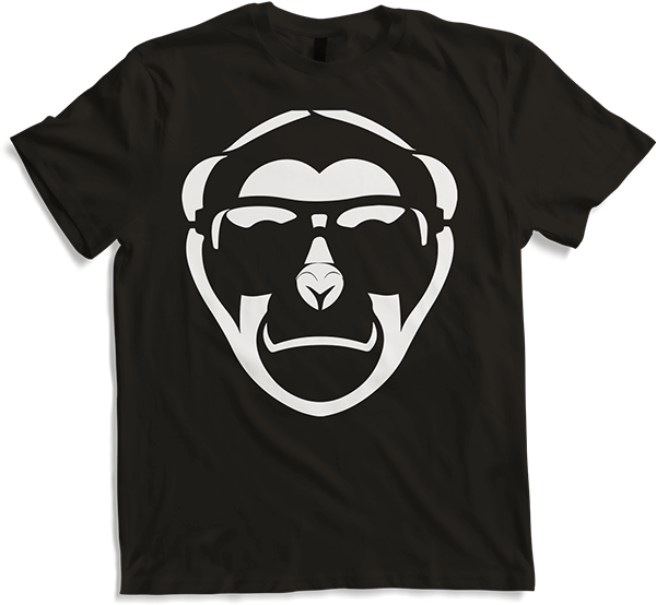 Produktbild von T-Shirt Lustiger Affe trägt Sonnenbrille Fun Monkey