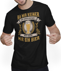 Produktbild von T-Shirt mit Mann Lustiger Bier Spruch Biertrinker Helles Weizen Starkbier