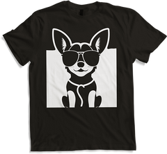 Produktbild von T-Shirt Lustiger Chihuahua mit Sonnenbrille Chihuahuas