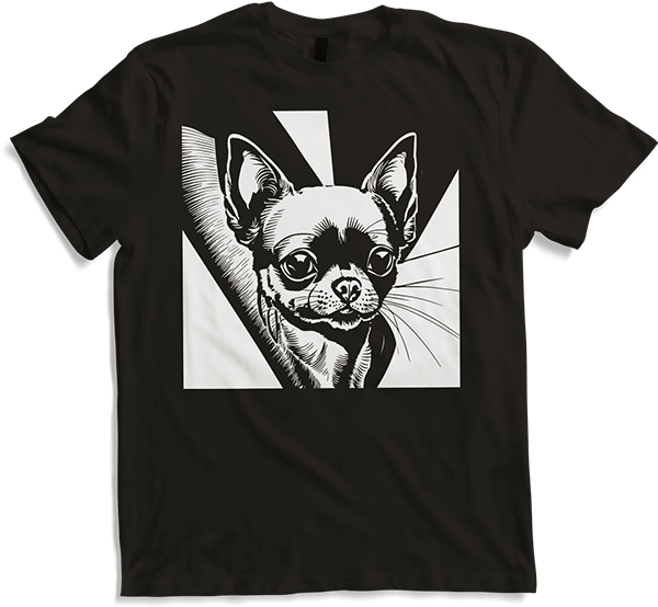 Produktbild von T-Shirt Lustiger Chihuahua mit Sonnenbrille Chihuahuas