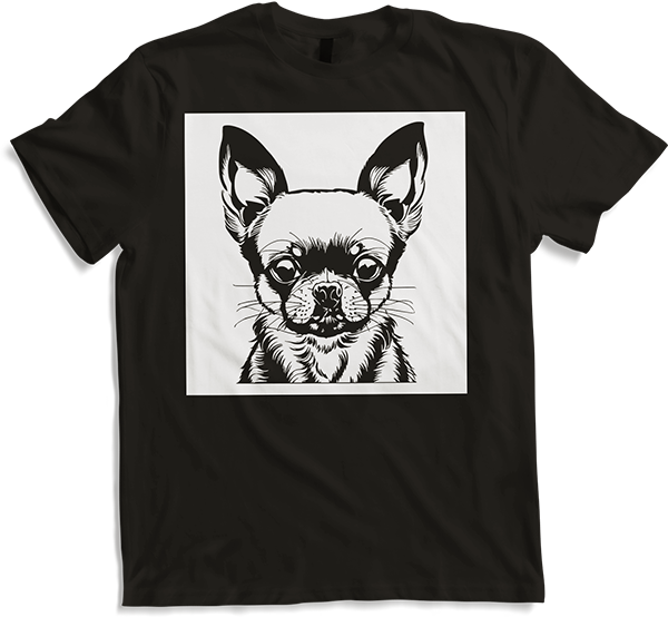 Produktbild von T-Shirt Lustiger Chihuahua mit Sonnenbrille Chihuahuas