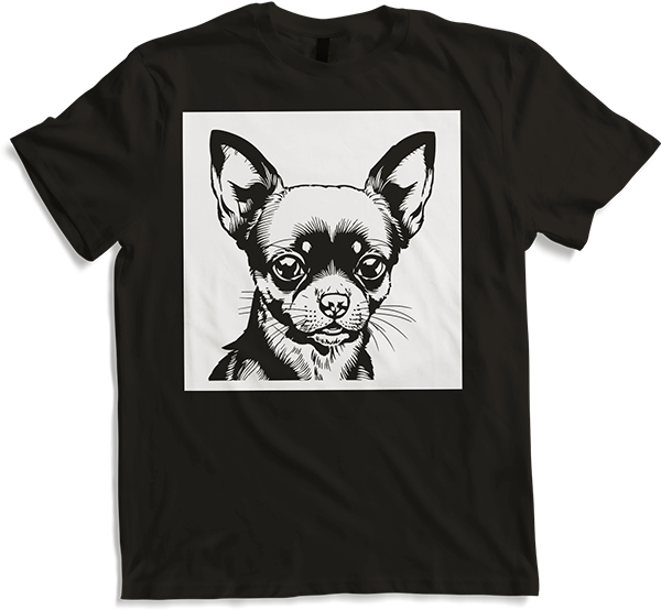 Produktbild von T-Shirt Lustiger Chihuahua mit Sonnenbrille Chihuahuas